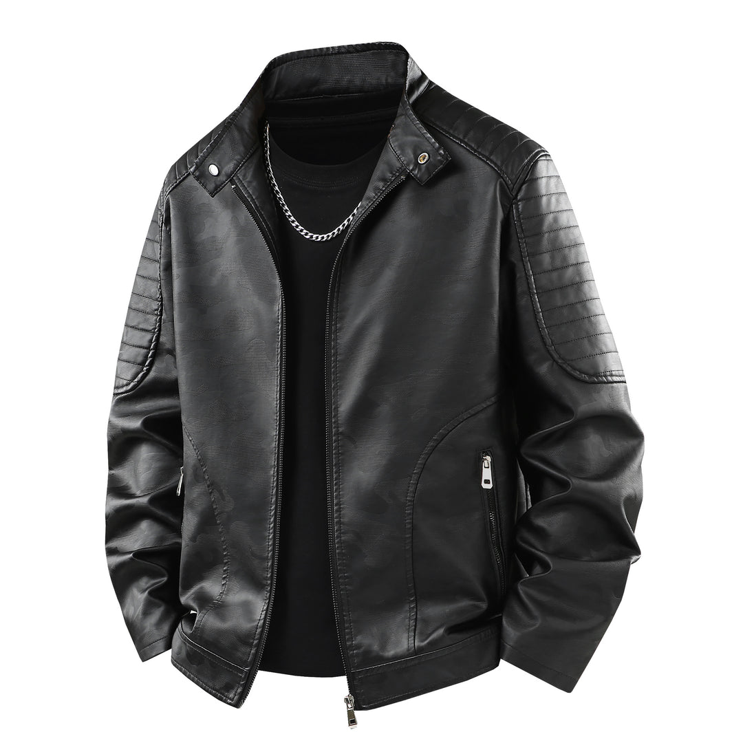 Men's Leather Jacket Mune Fashion