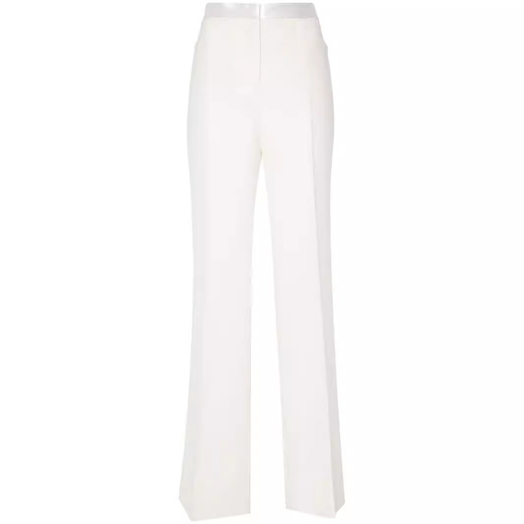 Women’s Palazzo Pants with High Waist and Wide Leg Cut Mune Fashion