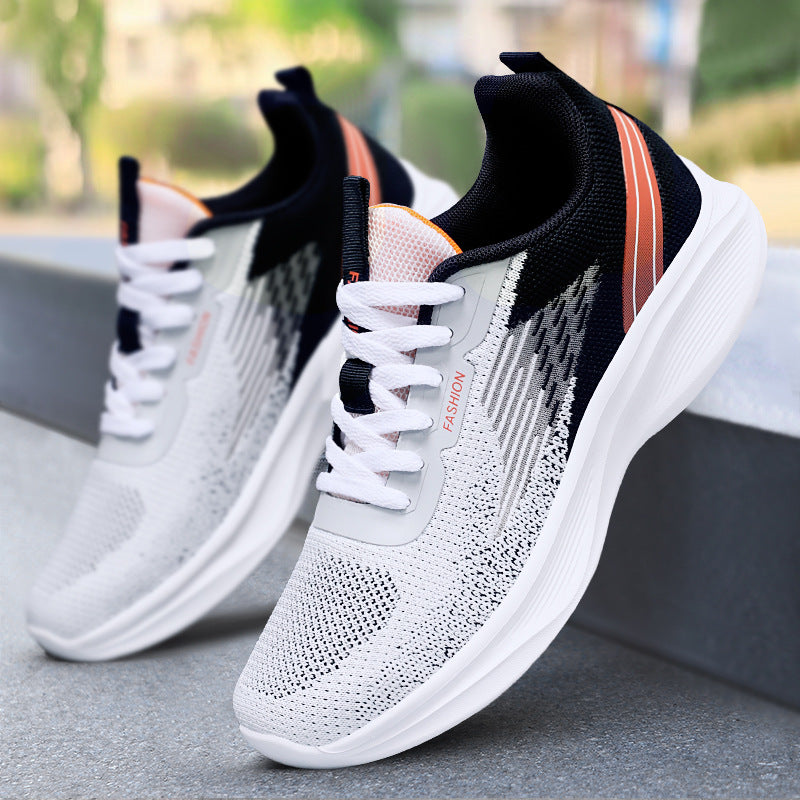 Men's modern performance running sneaker with seamless knitted upper, sock-like entry, and reactive EVA cushioning Mune Fashion