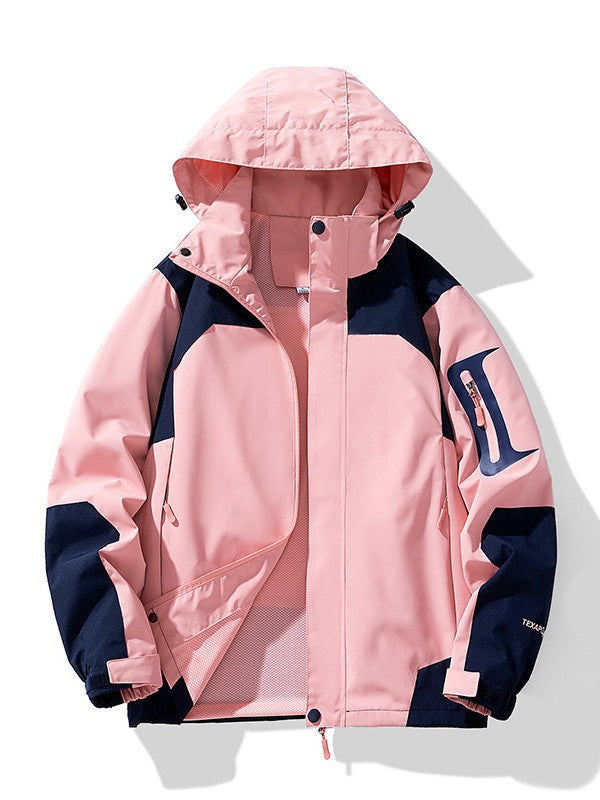 Men's Technical Outdoor Softshell Jacket with Hood, Arm Pocket and Mesh Lining Mune Fashion