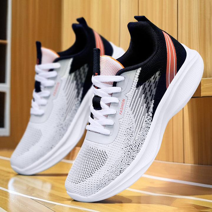 Men's modern performance running sneaker with seamless knitted upper, sock-like entry, and reactive EVA cushioning Mune Fashion