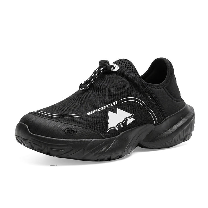 Unisex light breathable slip-on sneakers with quick release and shock-absorbing sole Mune Fashion