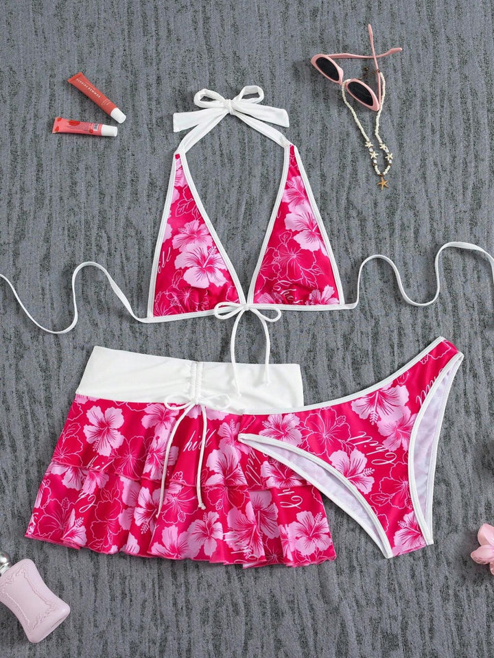 Women's Bikini Set with Skirt Mune Fashion