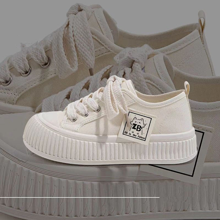 Women's sneakers with trendy platform sole and comfortable upper material Mune Fashion