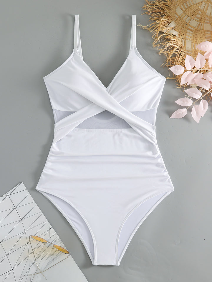 Women's Sophisticated Jumpsuit with Criss-Cross Straps Mune Fashion