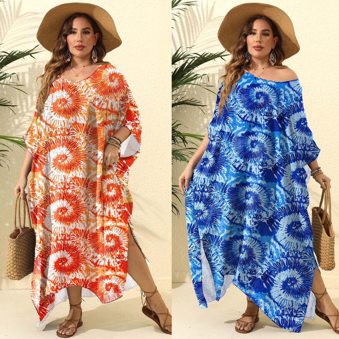 Women’s Maxi Dress with Floral Pattern Mune Fashion