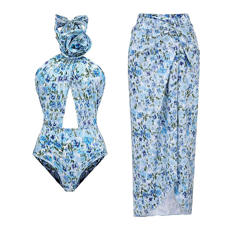 Women's swimsuit with enchanting cut-out design and overlapping neckline Mune Fashion