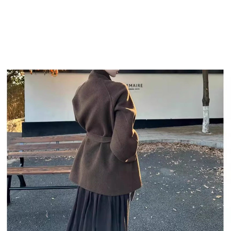 Women Fashionable Oversized Wool Jacket Mune Fashion