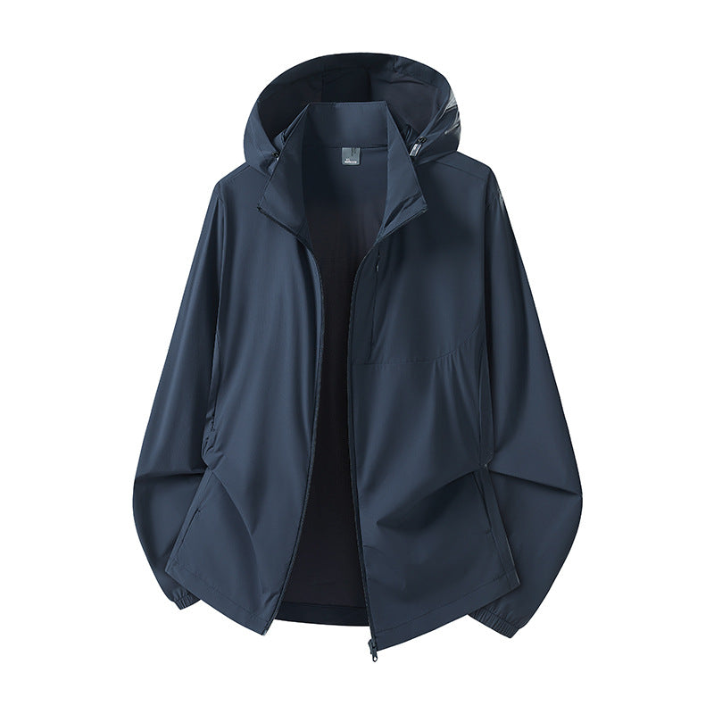 Women's Lightweight Windbreaker with Hood Mune Fashion