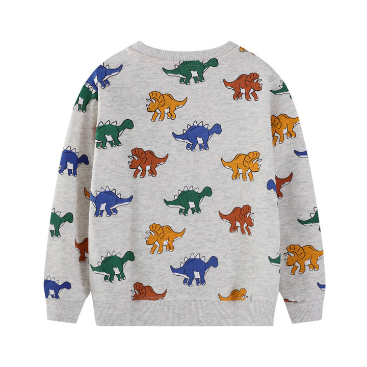 Boys sweatshirt with cheerful dinosaur motif Mune Fashion