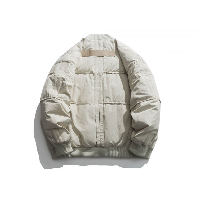 Unisex Boxy padded bomber jacket with ribbed cuffs and boxy silhouette Mune Fashion