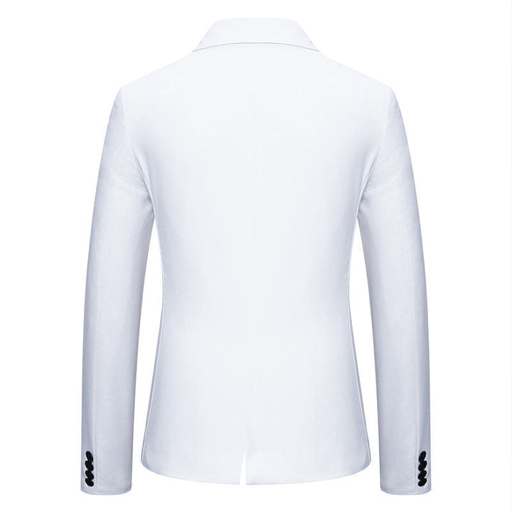 Men's Elegant Blazer with Contrasting Details Mune