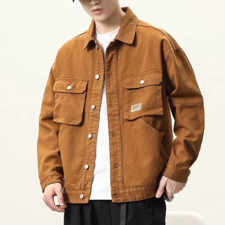 Men's Casual Utility Jacket with Practical Pockets Mune Fashion