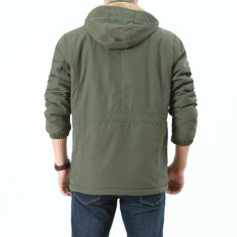 Men's field jacket in urban utility style with multi pockets and high collar Mune Fashion