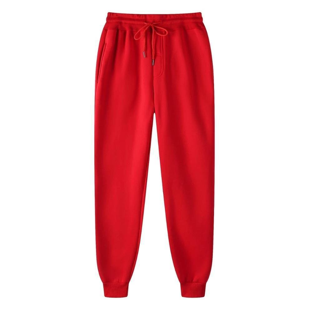 Women's relaxed high waist jogger pants with elastic waistband, drawstring, and ribbed hem cuffs Mune Fashion