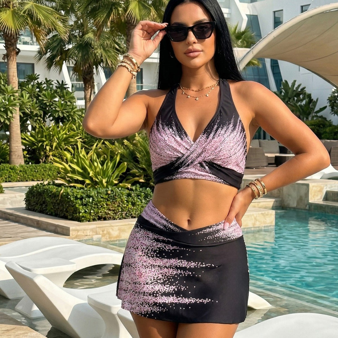 Women’s bikini set with elegant wrap skirt and exciting top Mune Fashion