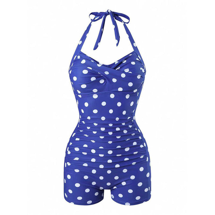 Women's One-Piece Swimsuit with Halterneck Design and Modern Fit Mune Fashion