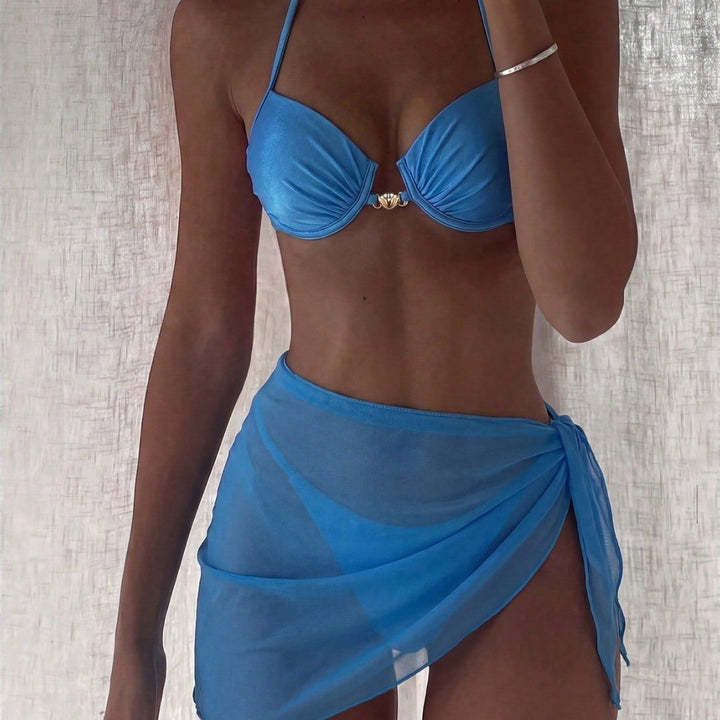 Ladies Balconette Bikini with Overlay Mune Fashion