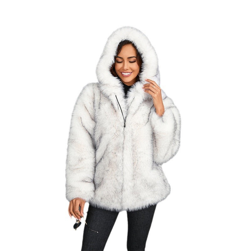 Ladies Cozy Hoodie Jacket Mune