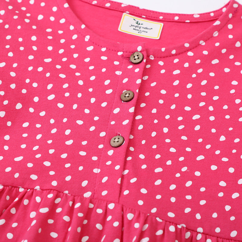 Girls long sleeve dress with playful unicorn motif Mune Fashion