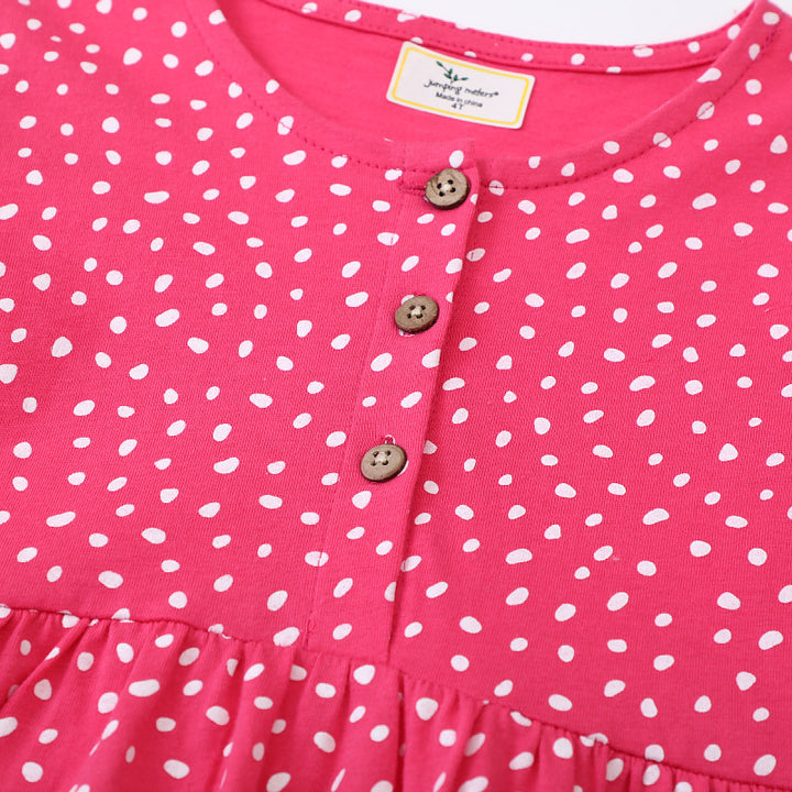 Girls long sleeve dress with playful unicorn motif Mune Fashion
