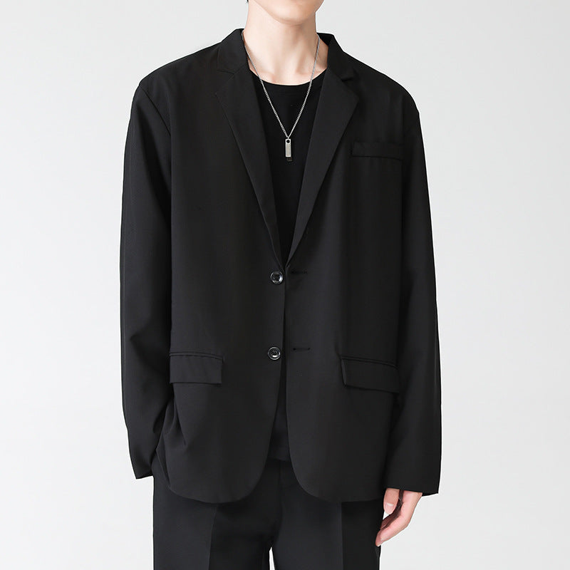 Men's blazer in relaxed fit with two-button closure and flap pockets Mune Fashion