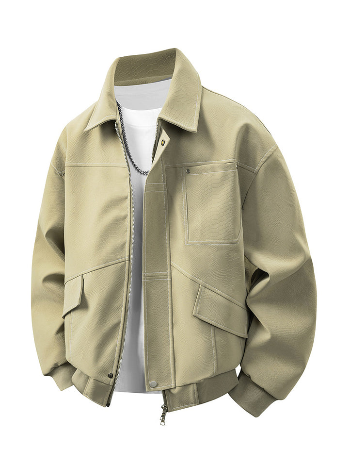 Men's Fashion Leisure Jacket with Practical Pockets Mune Fashion
