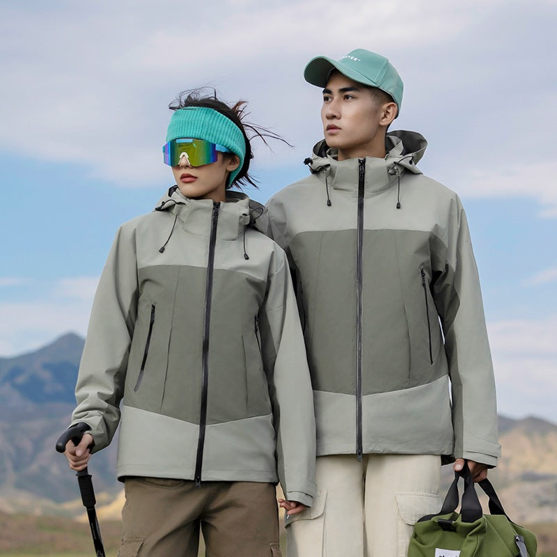 Women's Weatherproof Urban Trekking Jacket with Thermal Fleece Lining and Welded Zippers Mune Fashion