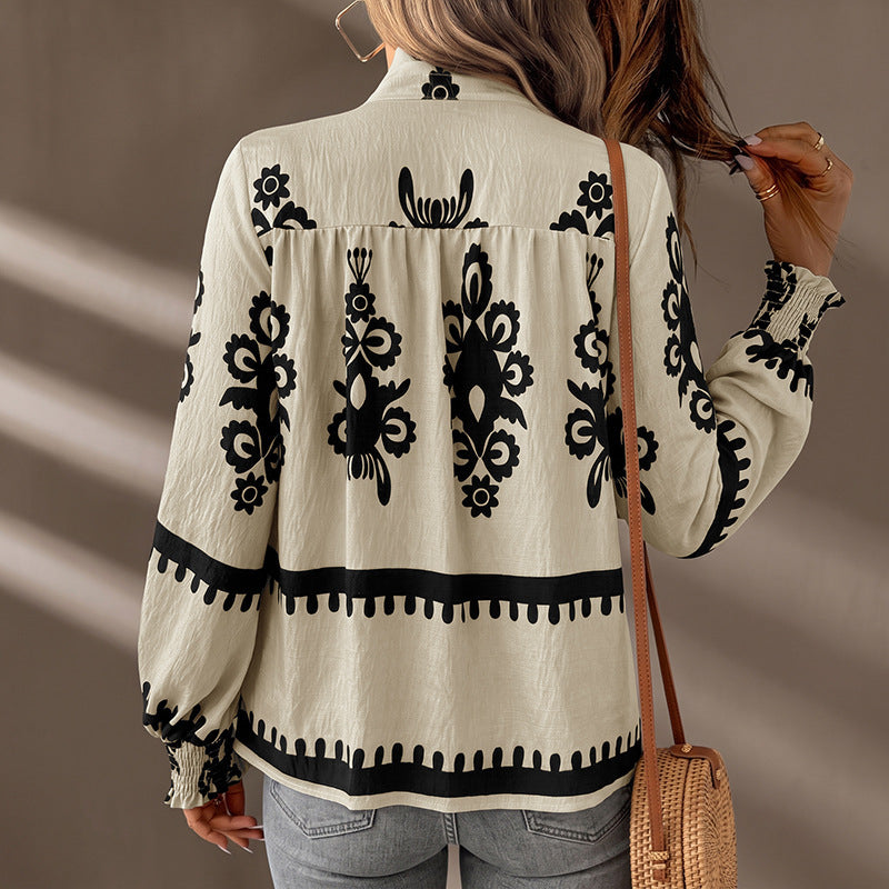 Women Boho-Chic Blouse Mune Fashion