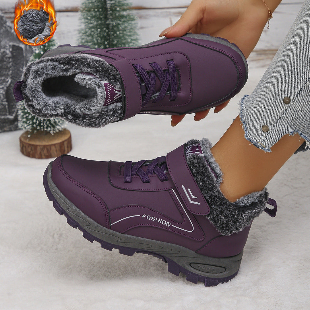 Women's Winter Boots with Warm Lining and Slip-Resistant Sole Mune