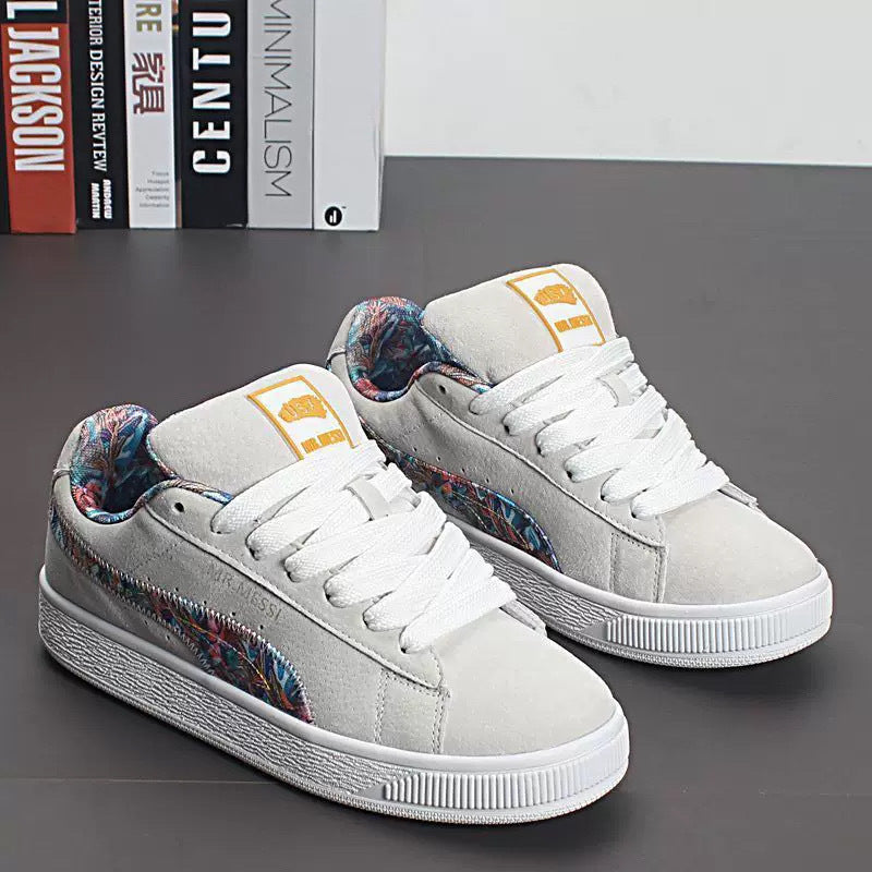 Ladies sneakers with floral lining and non-slip sole Mune Fashion
