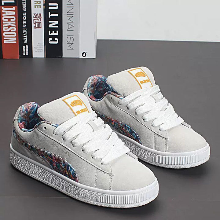 Ladies sneakers with floral lining and non-slip sole Mune Fashion