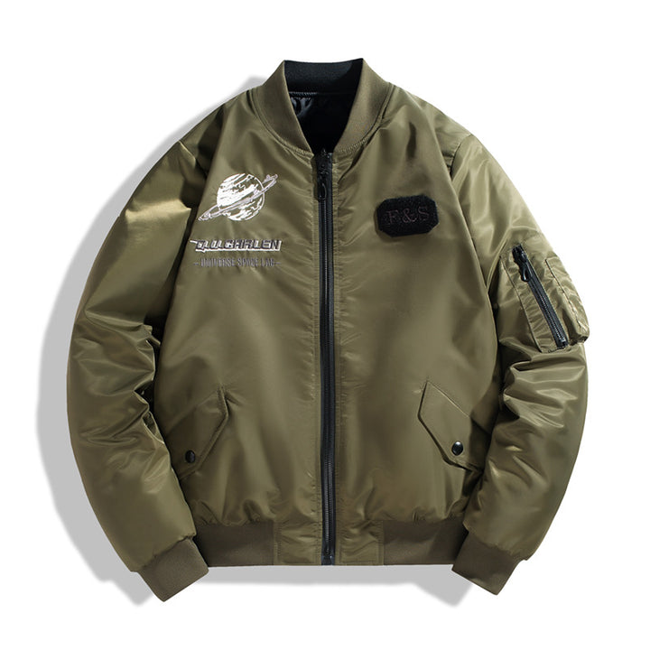 Men's fashionable bomber jacket with high collar Mune Fashion