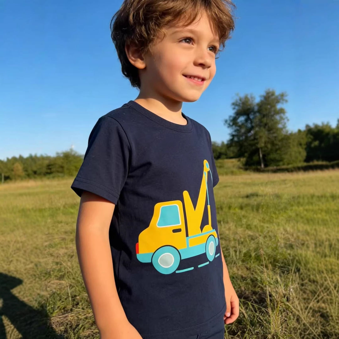 Boys T-Shirt with exciting crane design Mune Fashion