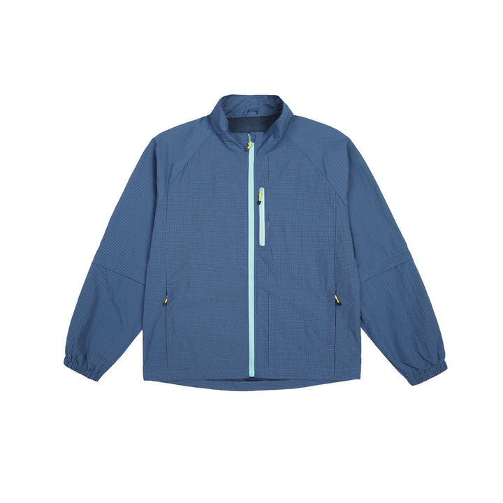 Men's lightweight ripstop overlay jacket with stand-up collar, chest pocket, and elastic cuffs Mune Fashion