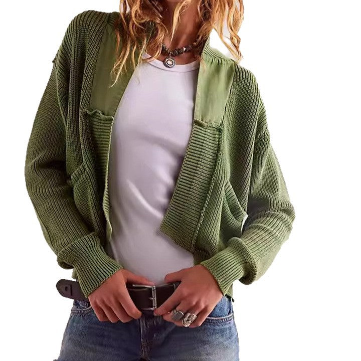 Women’s fashionable cardigan with large pockets