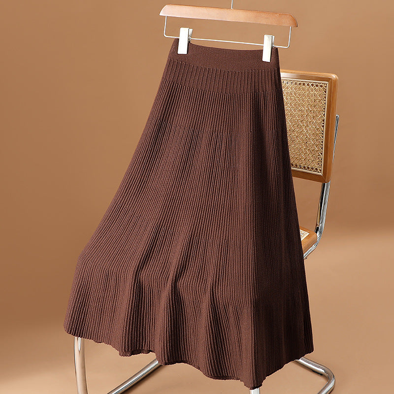 Ladies Elegant and Swinging Pleated Skirt Mune Fashion