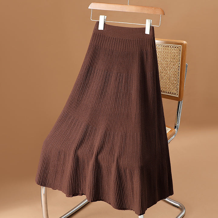 Ladies Elegant and Swinging Pleated Skirt Mune Fashion