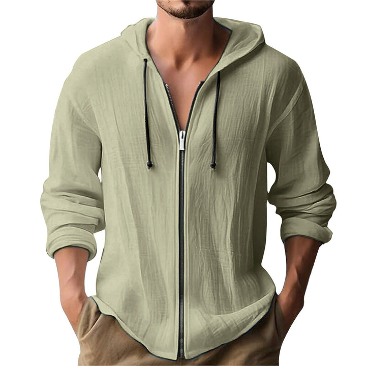 Men's Casual Hoodie Jacket with Zipper Mune
