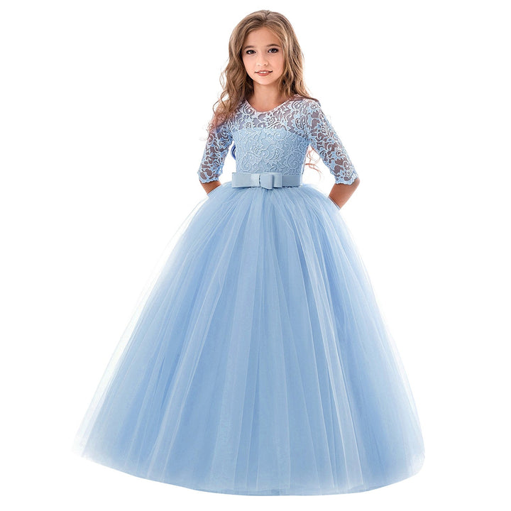 Women’S Princess Dress with Lace Top and Tulle Skirt Mune