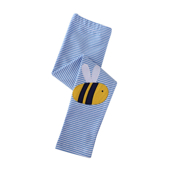 Girls leggings with colorful bee and sun motif Mune Fashion