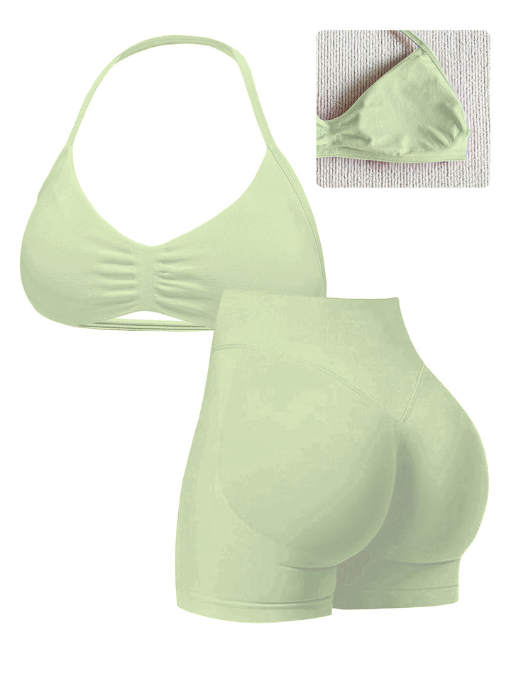 Women's Sporty Bikini with Padded Top and High Waist Mune Fashion