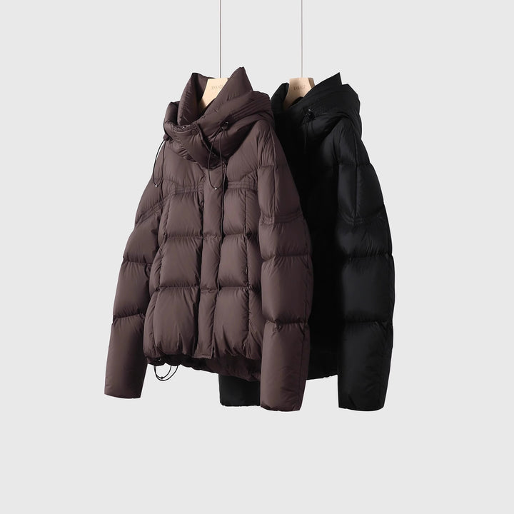 Women's fashionable quilted jacket with high collar Mune Fashion