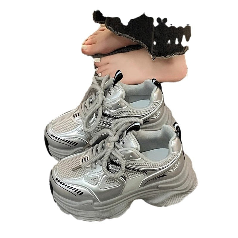 Women's Chunky Fashion Sneakers with breathable mesh upper and non-slip sole Mune Fashion