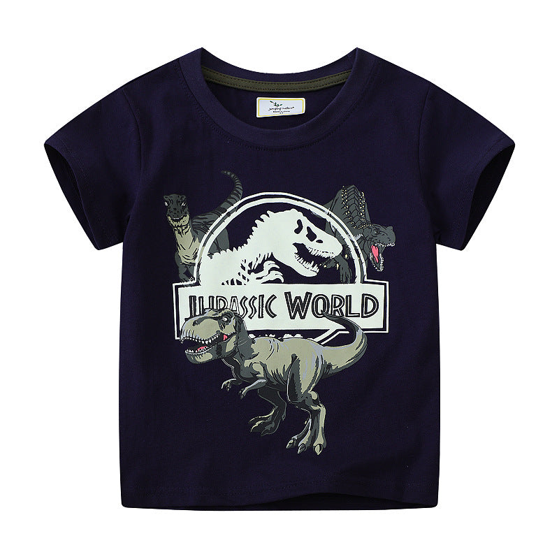 Boys T-shirt with glowing dinosaur design Mune Fashion