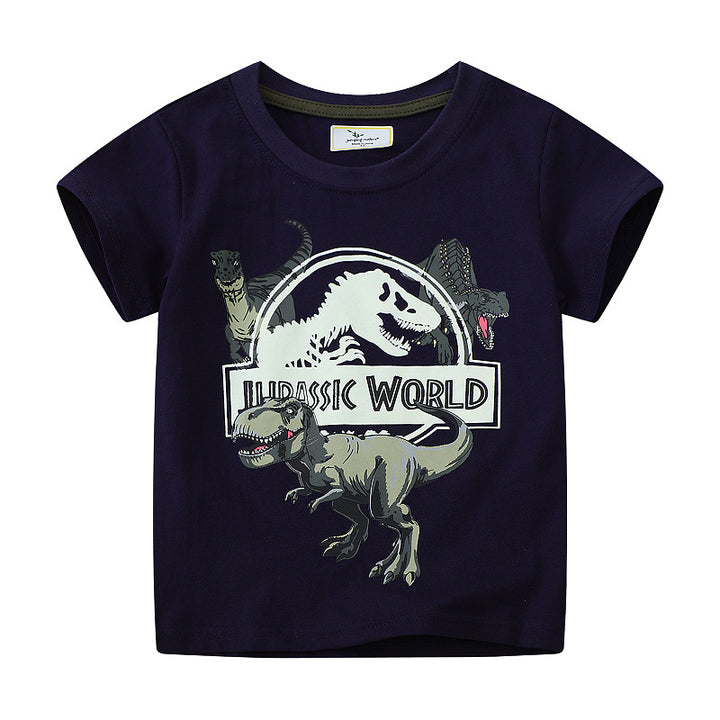 Boys T-shirt with glowing dinosaur design Mune Fashion