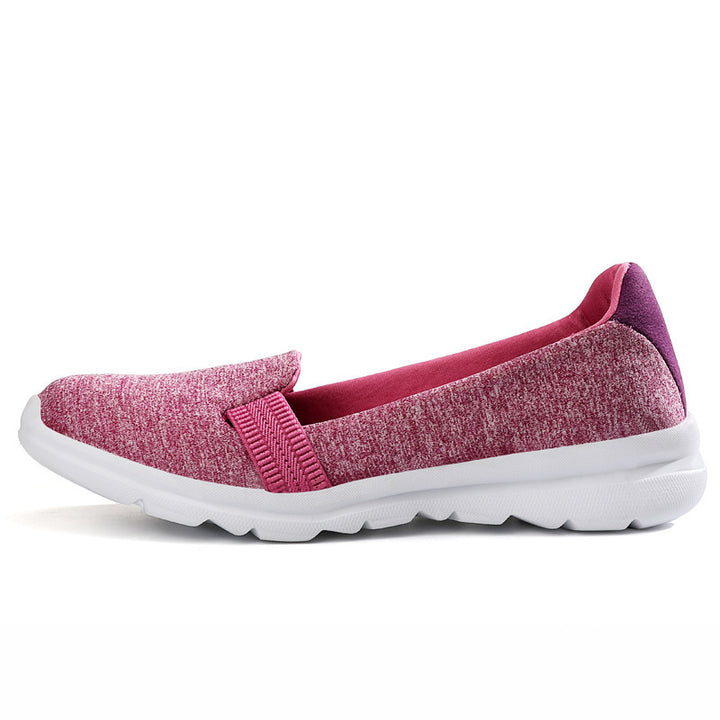 Women Lightweight Knit Slippers with Elastic Entry and Cushioned Comfort Sole Mune Fashion
