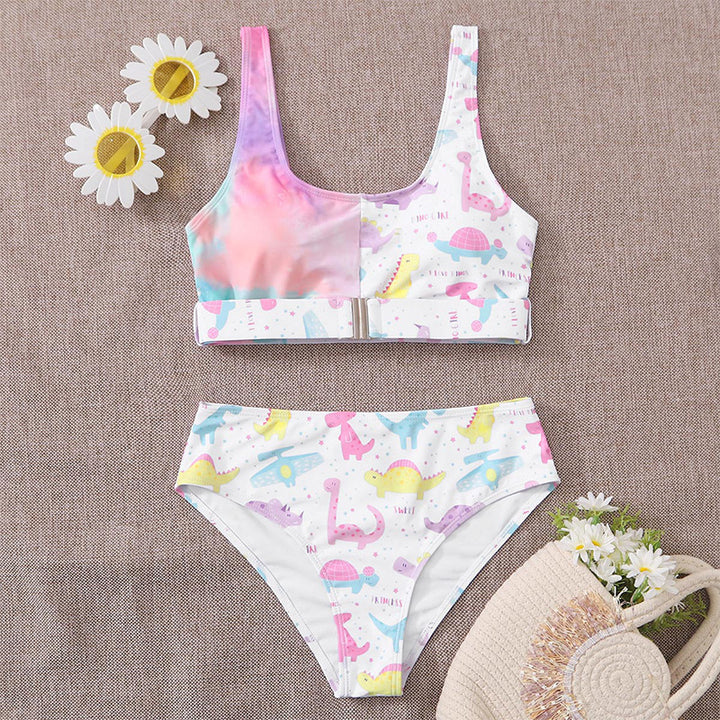 Women’s bikini set with playful dinosaur pattern Mune Fashion