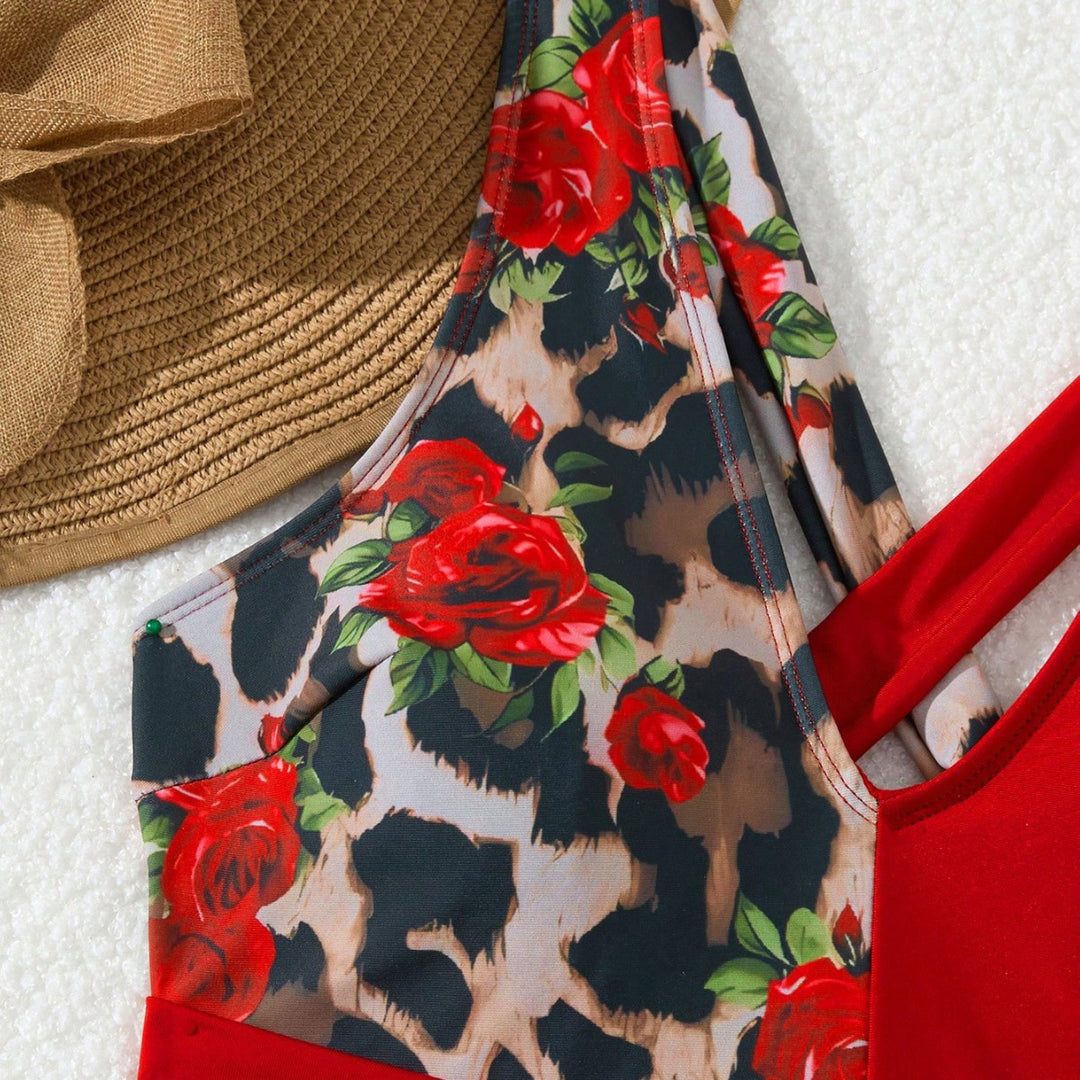 Women’s Sporty Jumpsuit with Floral and Animal Print Design Mune Fashion