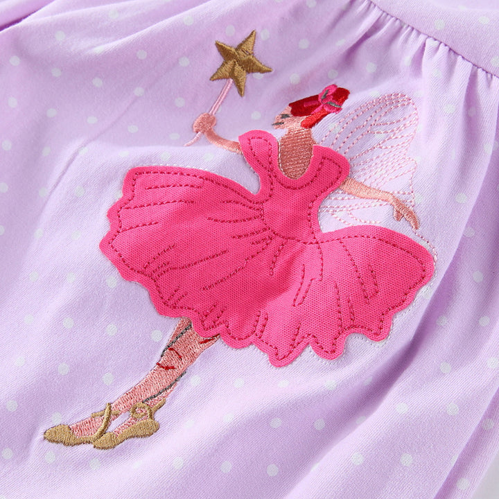 Girls' Ballet Dress with Enchanting Embroidery Design Mune Fashion